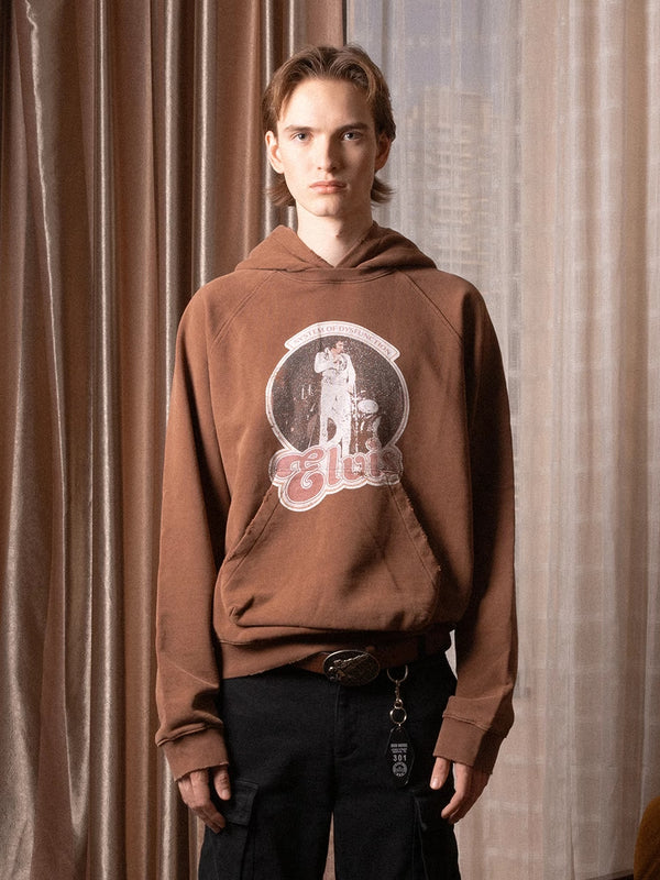 SOD 'Elvis' Oversized Layered Collar Hooded Sweatshirt