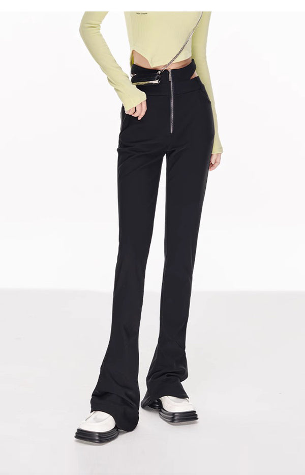 Flared Casual Horseshoe Pants