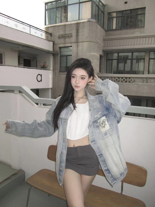 Multi Memo Denim Jacket