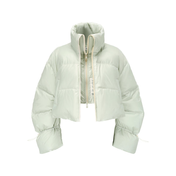 Light Blue Double Layer Down Jacket